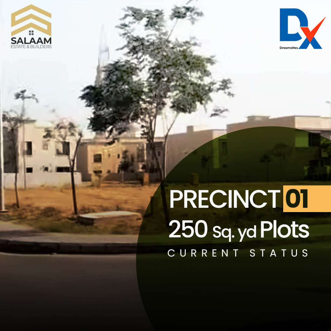 Precinct Square Yards Plots Bahria Town Karachi Salaam Estate