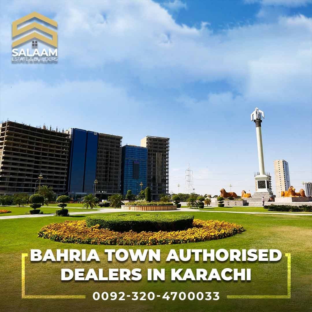 Bahria Town Authorized dealers Karachi Salaam Estate & Builders