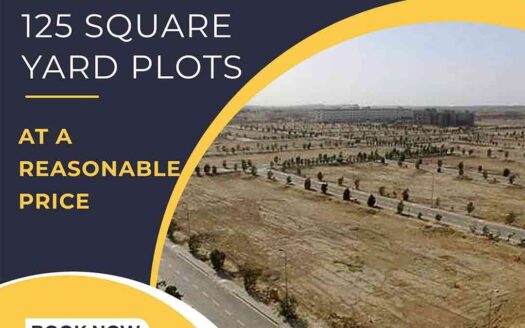 Bahria Town Karachi 125 square yard plots at a reasonable price