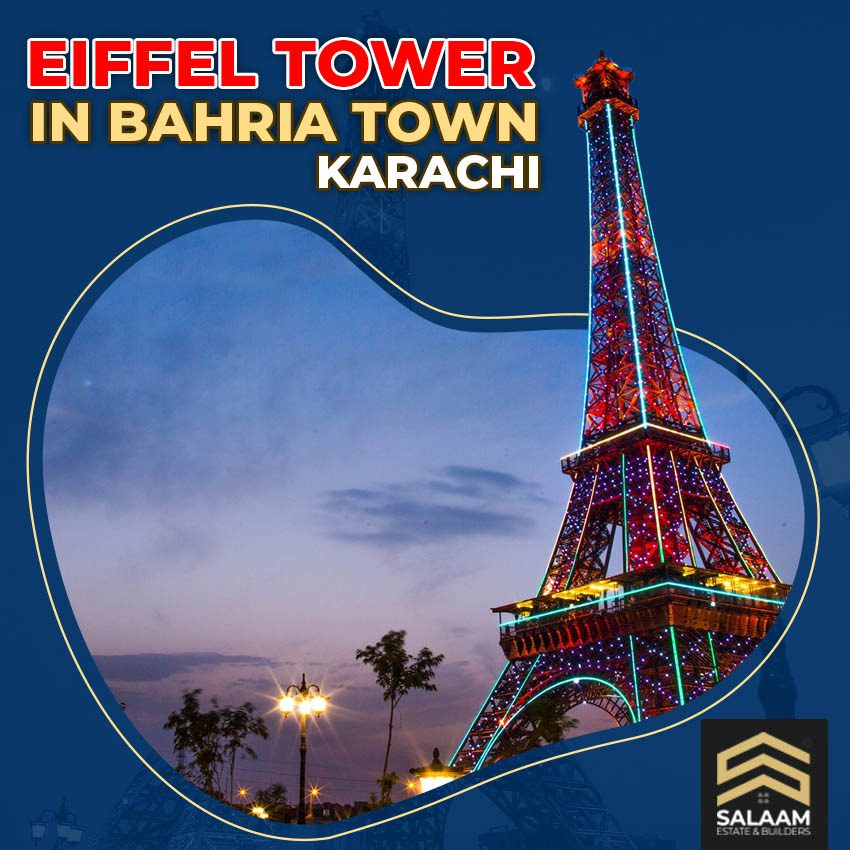 Eiffel Tower in Bahria Town Karachi